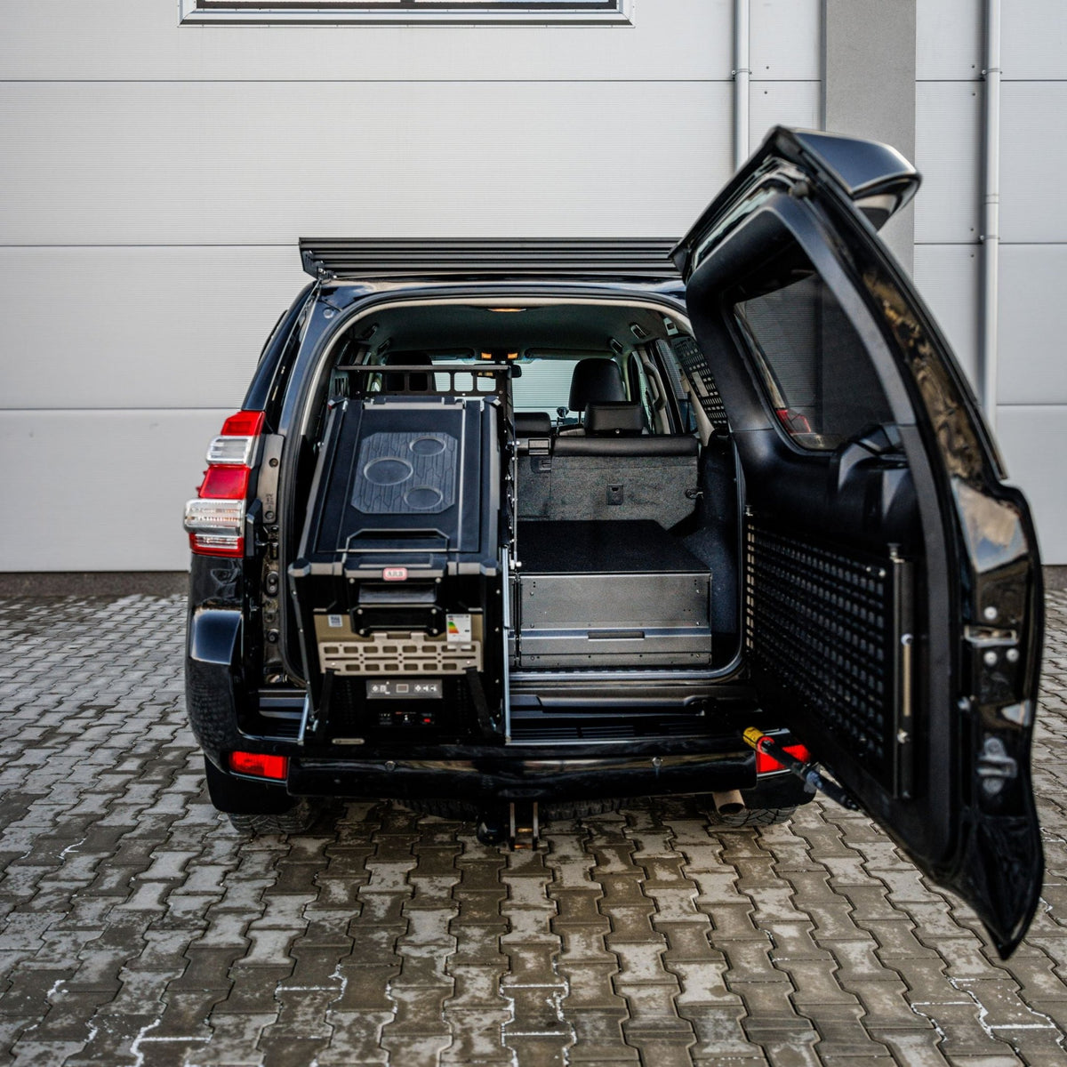 Caisse de chargement avec plateau coulissant inclinable-6-Bison Gear