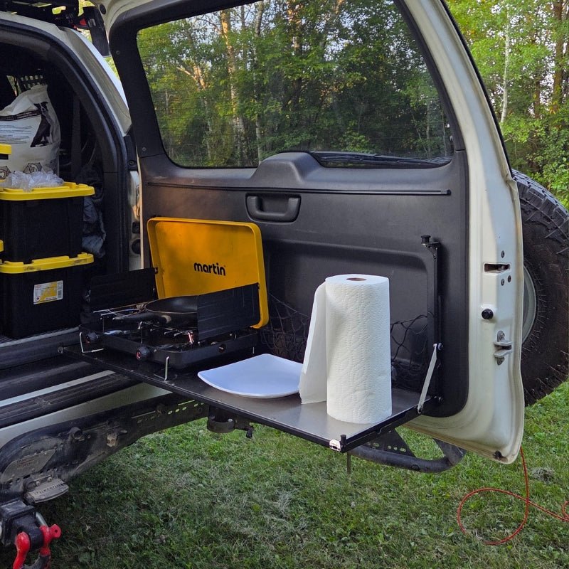 Table de porte arrière rabattable - Lexus GX, Toyota FJ Cruiser, Toyota Land Cruiser Prado-10-Bison Gear