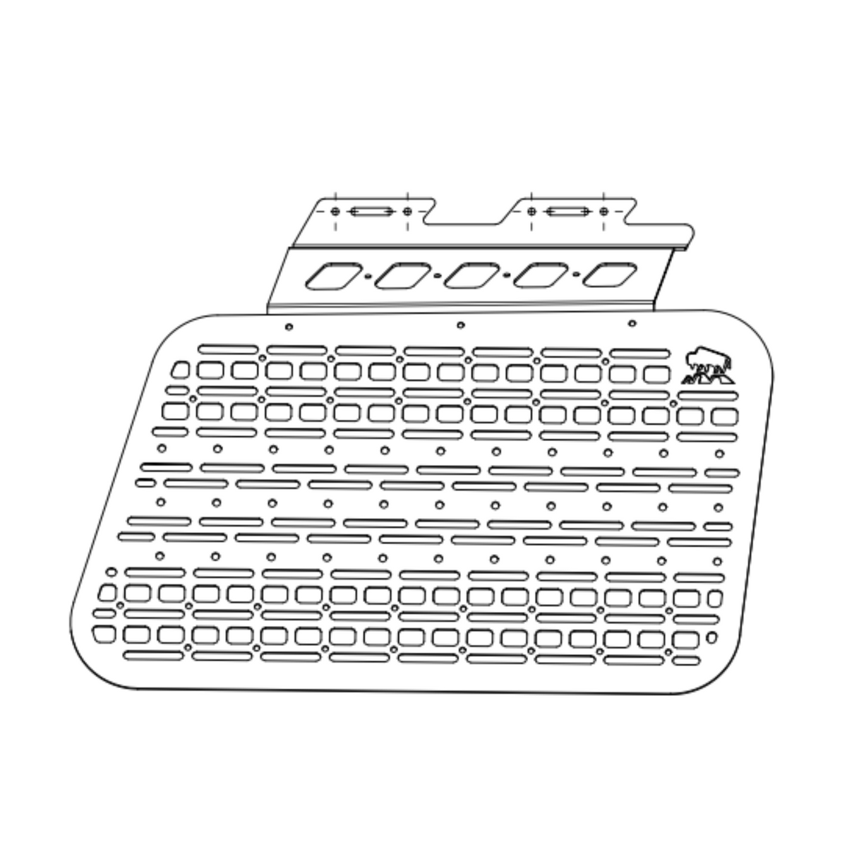 Panneau MOLLE extérieur - LC250/GX550-14-Bison Gear