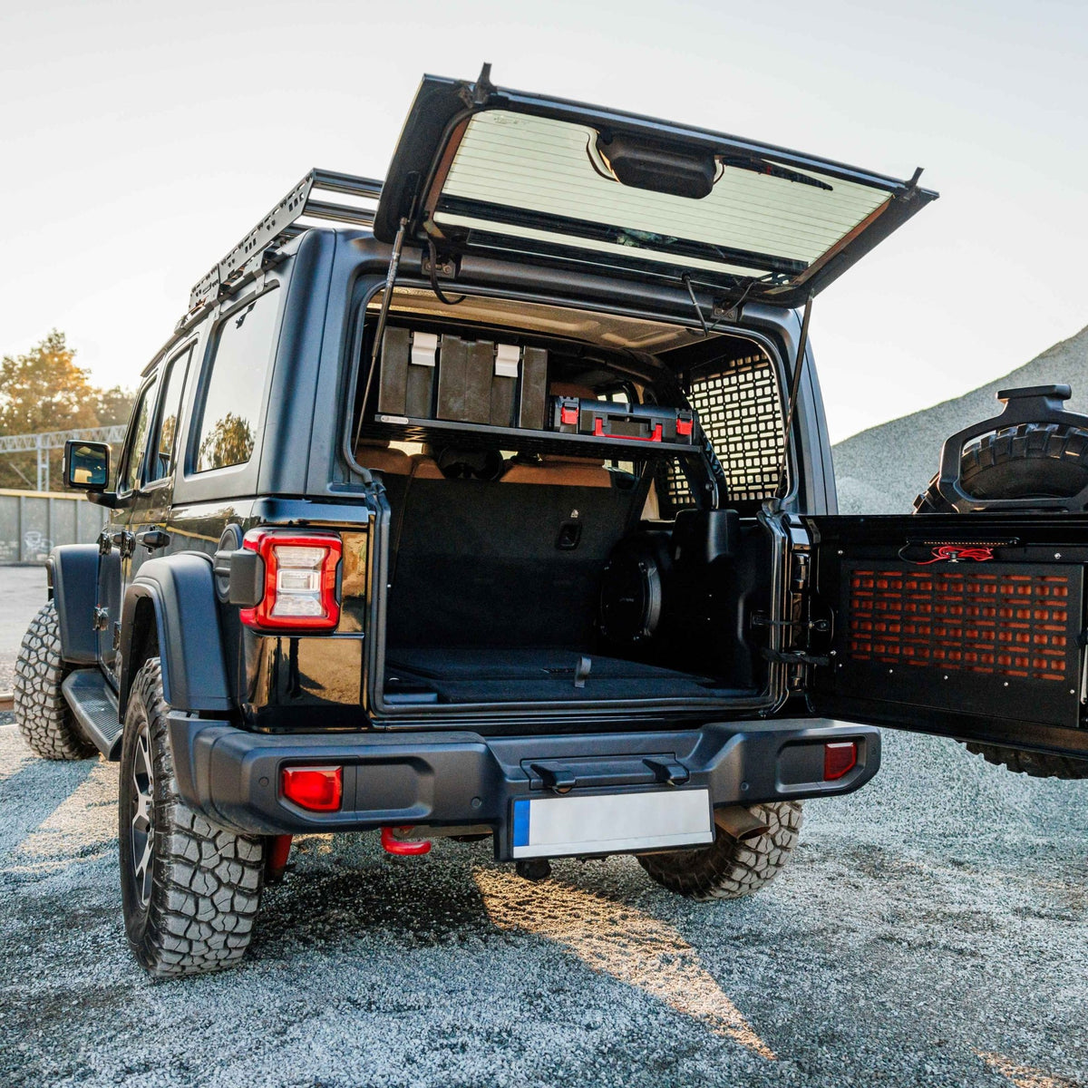 Étagère de toit intérieure - Wrangler JLU-8-Bison Gear