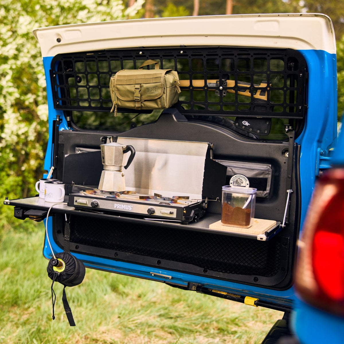 SET: Drop-Down Tailgate Table + STORK Small + FitRub 32-45 mm (2-pack)-2-Bison Gear
