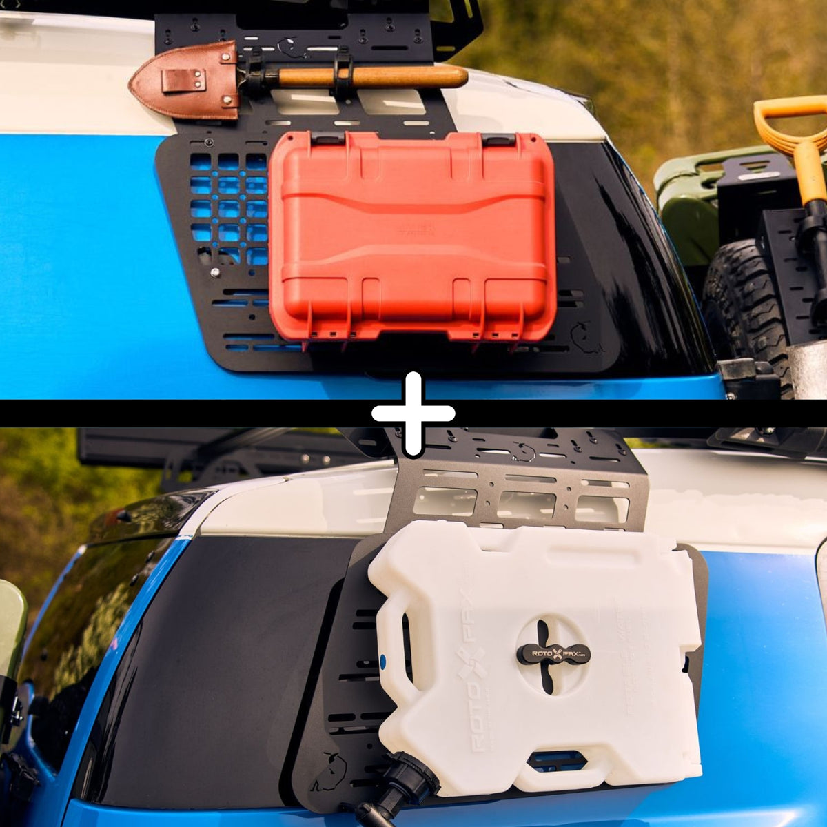 ENSEMBLE : Panneaux MOLLE extérieurs (gauche + droit) - FJ Cruiser-1-Bison Gear