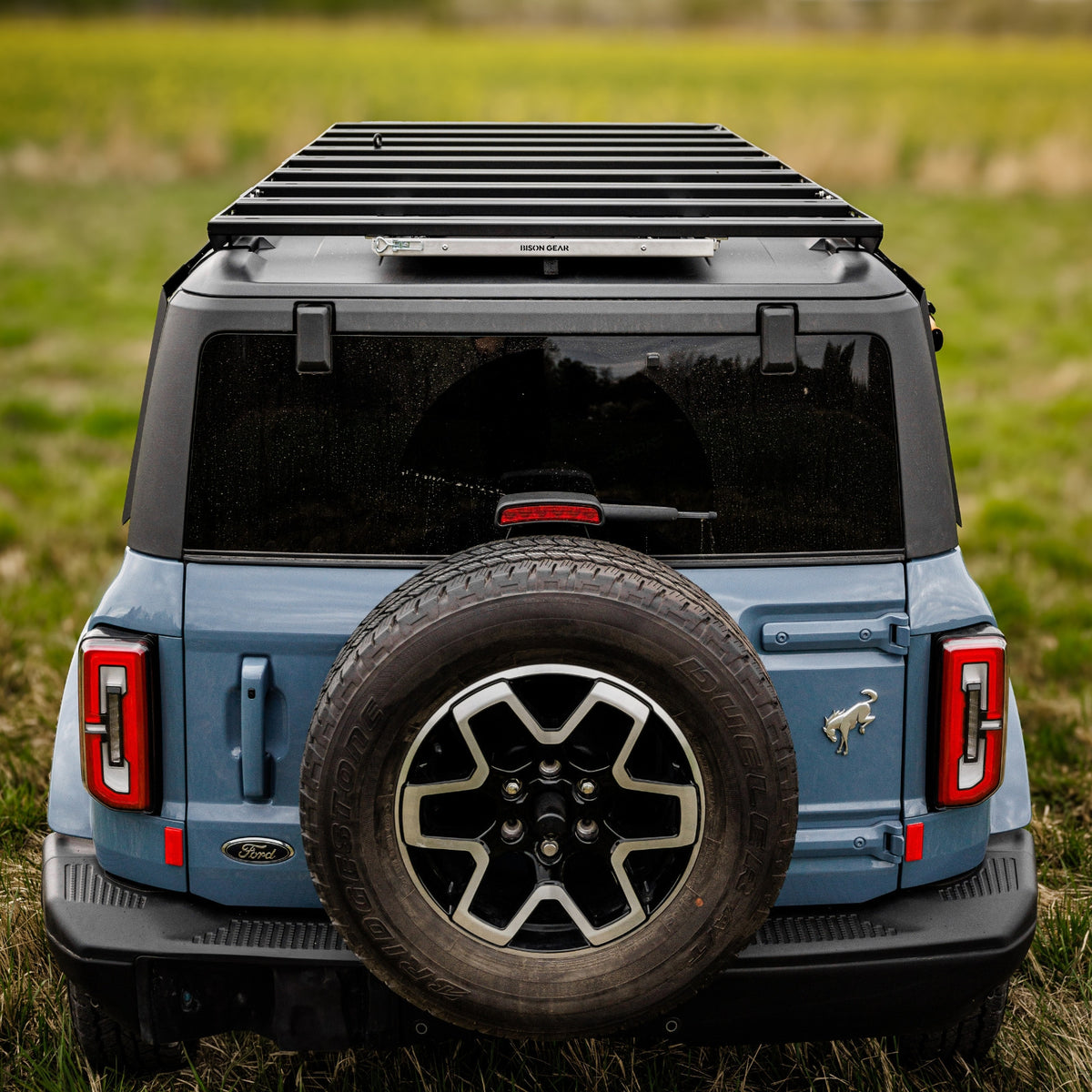 ENSEMBLE : Galerie de toit OX PRO + table de camping - Bronco 6G 4 portes-10-Bison Gear