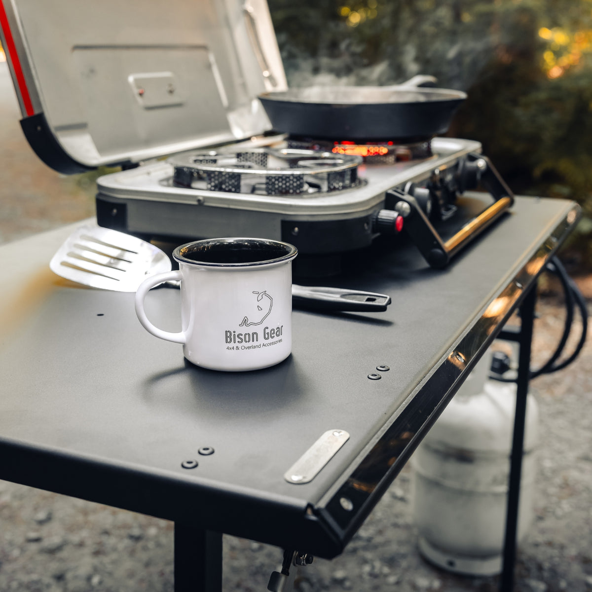 ENSEMBLE : Galerie de toit OX PRO + table de camping - LC250/GX550-36-Bison Gear