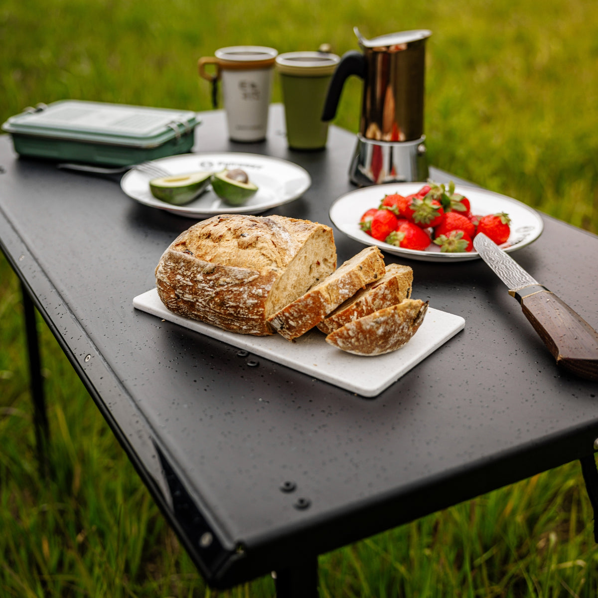 ENSEMBLE : Galerie de toit OX PRO + table de camping - LC250/GX550-39-Bison Gear
