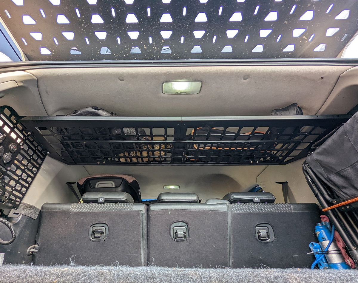 ENSEMBLE : étagère de toit intérieure + grille de séparation - FJ Cruiser-5-Bison Gear