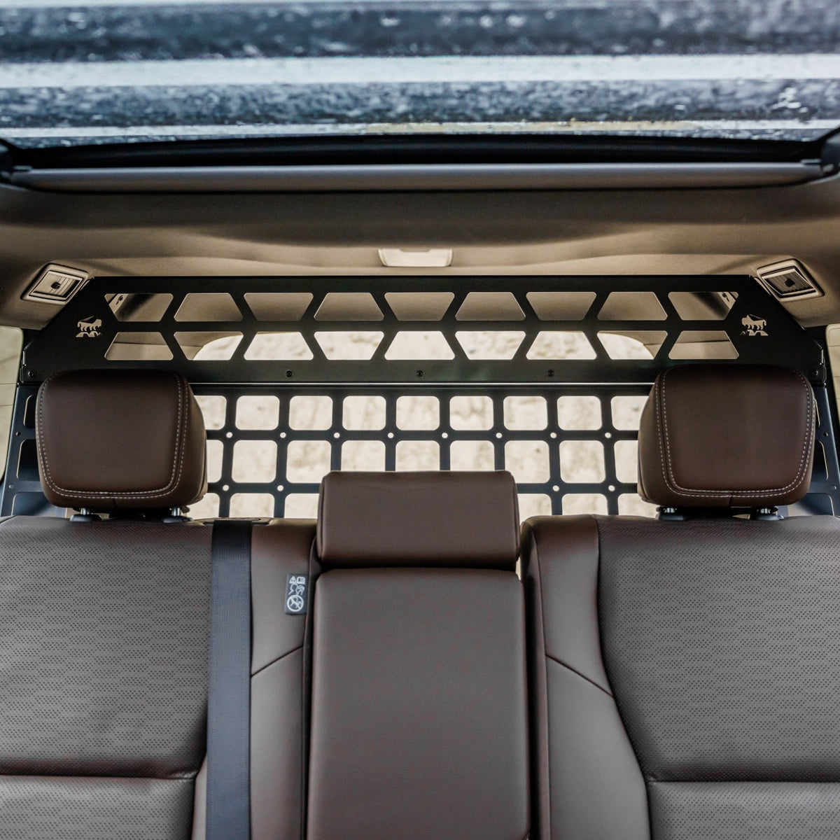 ENSEMBLE : étagère de toit intérieure + grille de séparation - LC250/GX550-9-Bison Gear