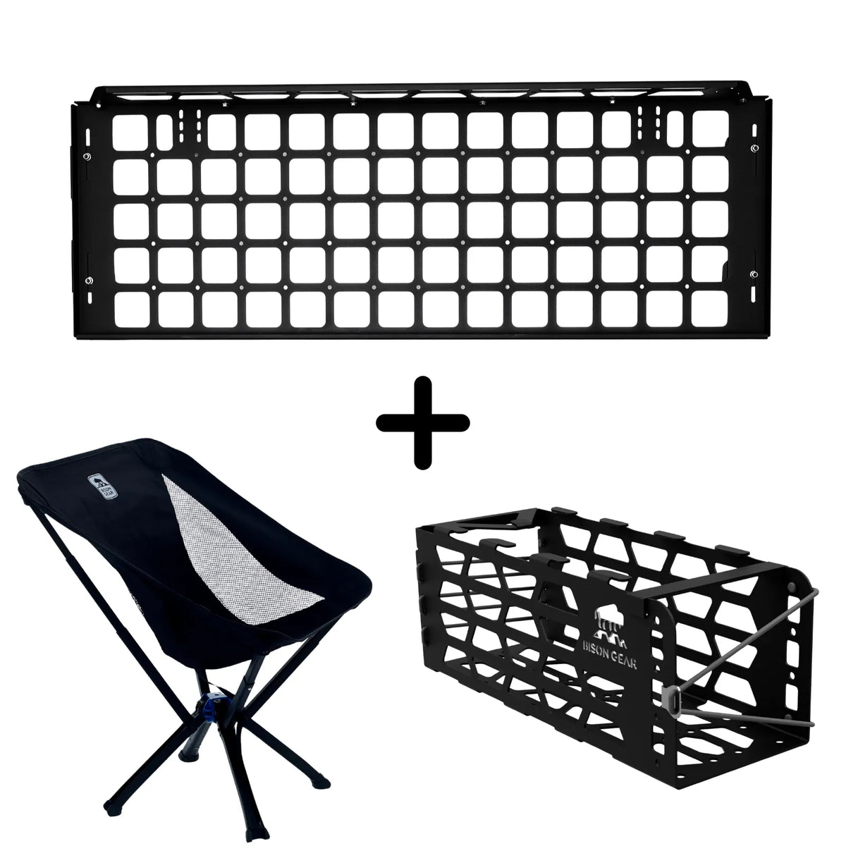 ENSEMBLE : étagère de toit intérieure + chaise YAK + rangement pour chaise YAK - 4Runner 5e gén.
