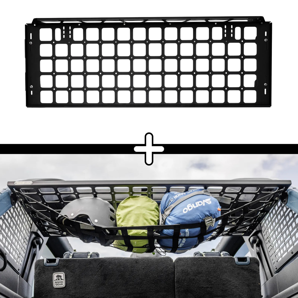 ENSEMBLE : étagère de toit intérieure + filet universel - 4Runner 5e gén.