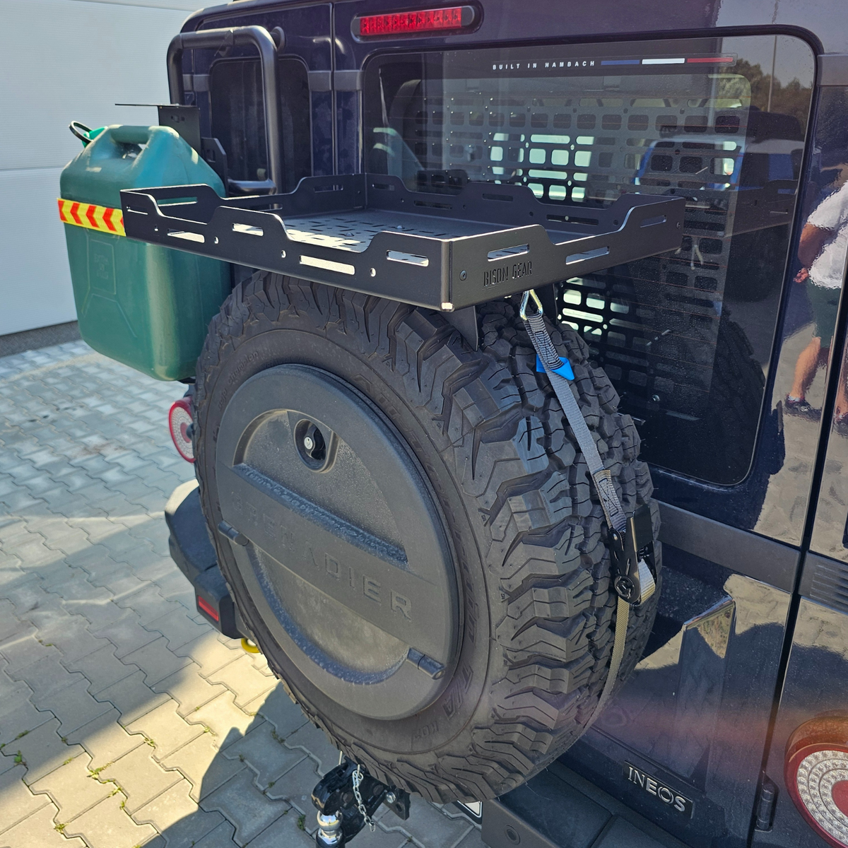 Plateau sur roue de secours-9-Bison Gear