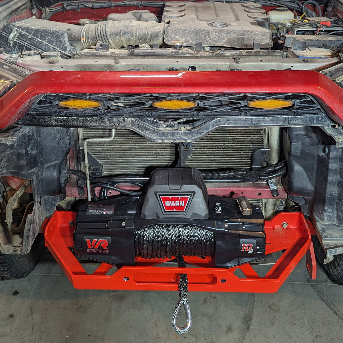 Support de treuil - Toyota 4Runner 5e gén.-1-Bison Gear