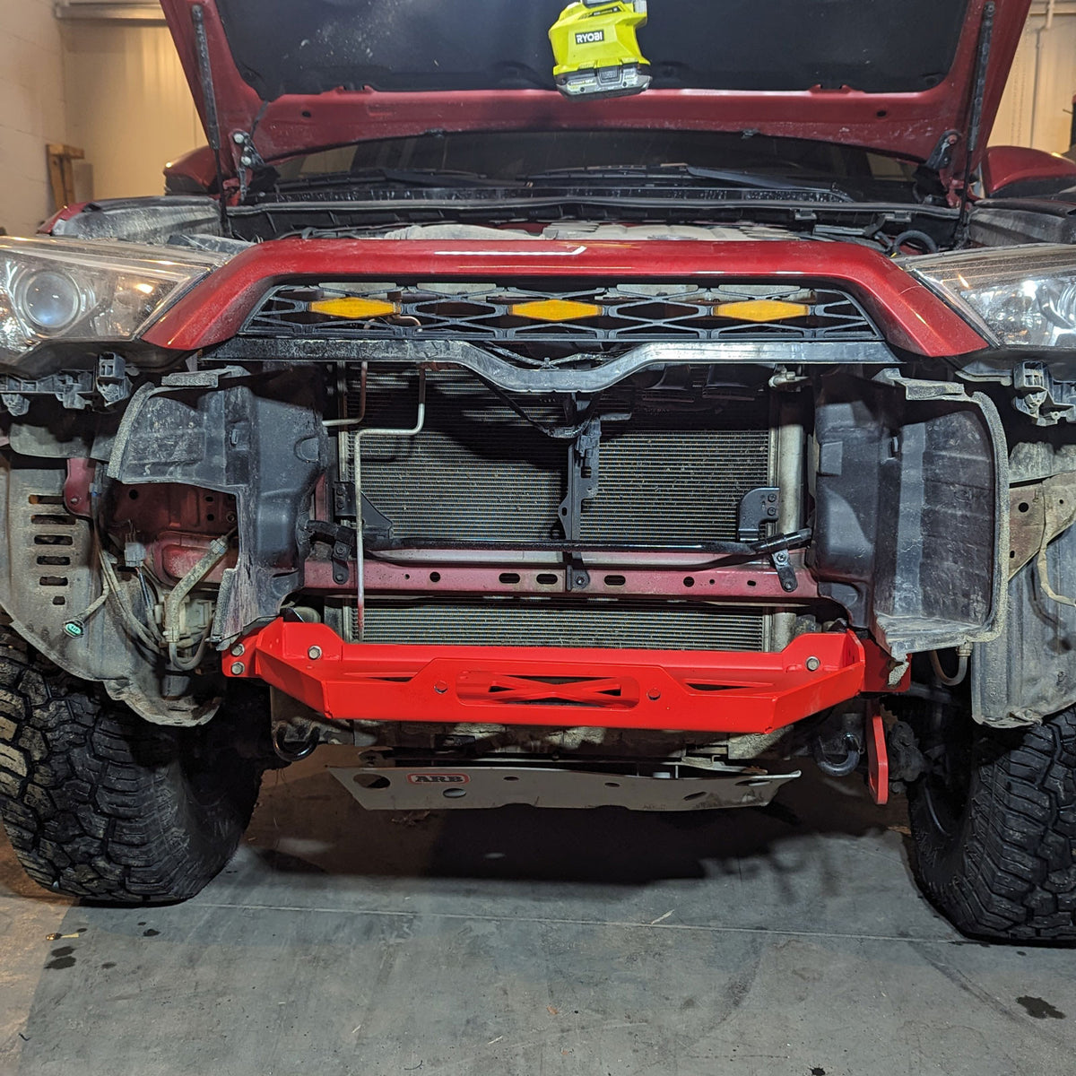 Support de treuil - Toyota 4Runner 5e gén.-4-Bison Gear