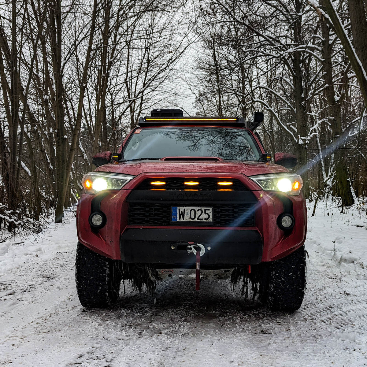 Support de treuil - Toyota 4Runner 5e gén.-7-Bison Gear
