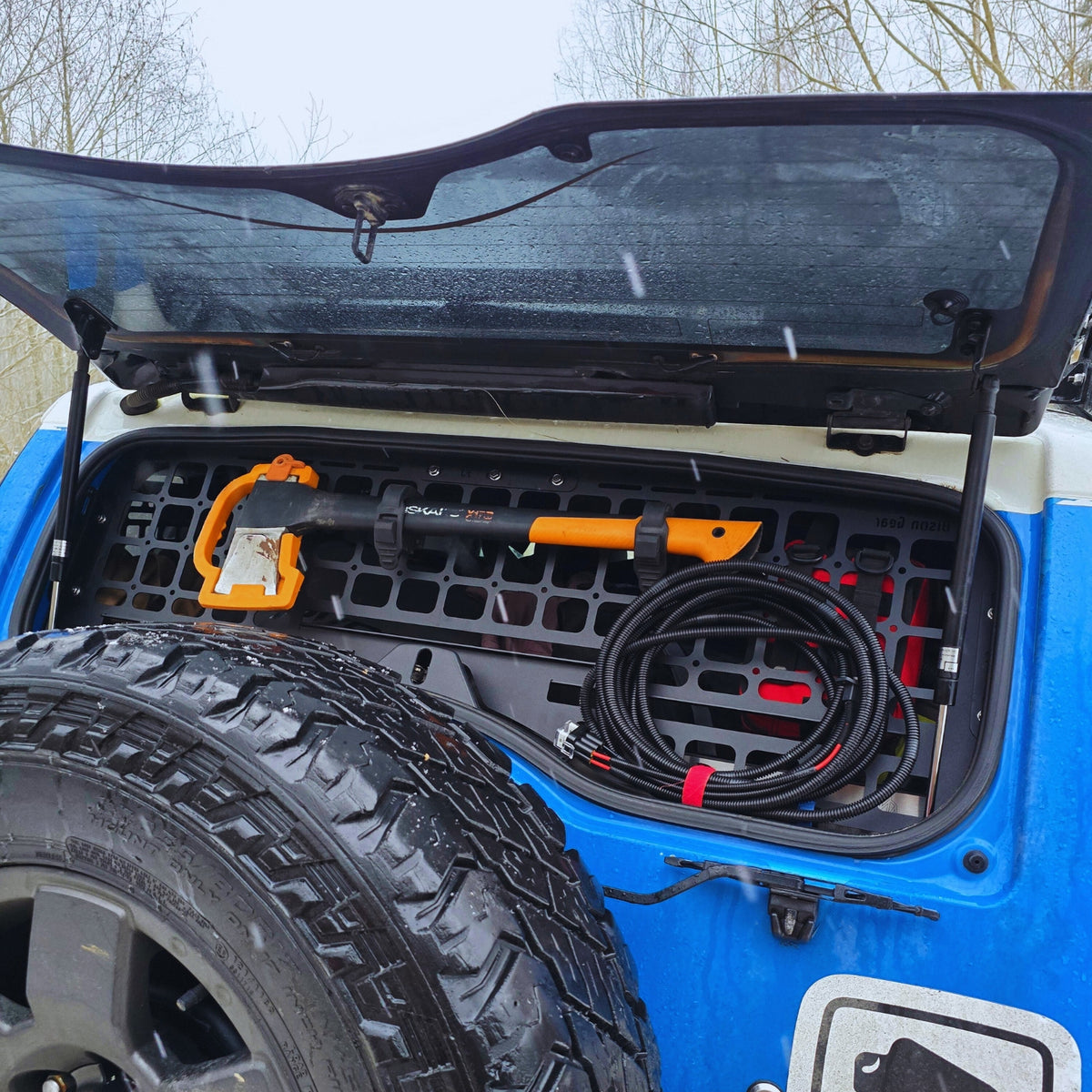 Panneau MOLLE de lunette arrière - FJ Cruiser-9-Bison Gear