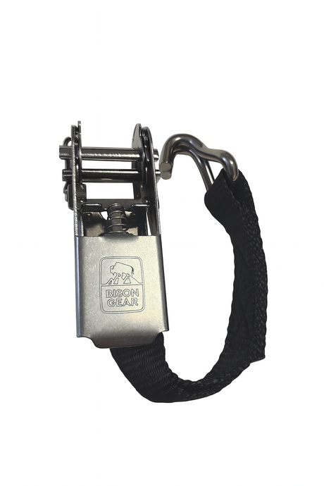 Sangle en acier inoxydable Bison Gear pour support de roue universel-2-Bison Gear
