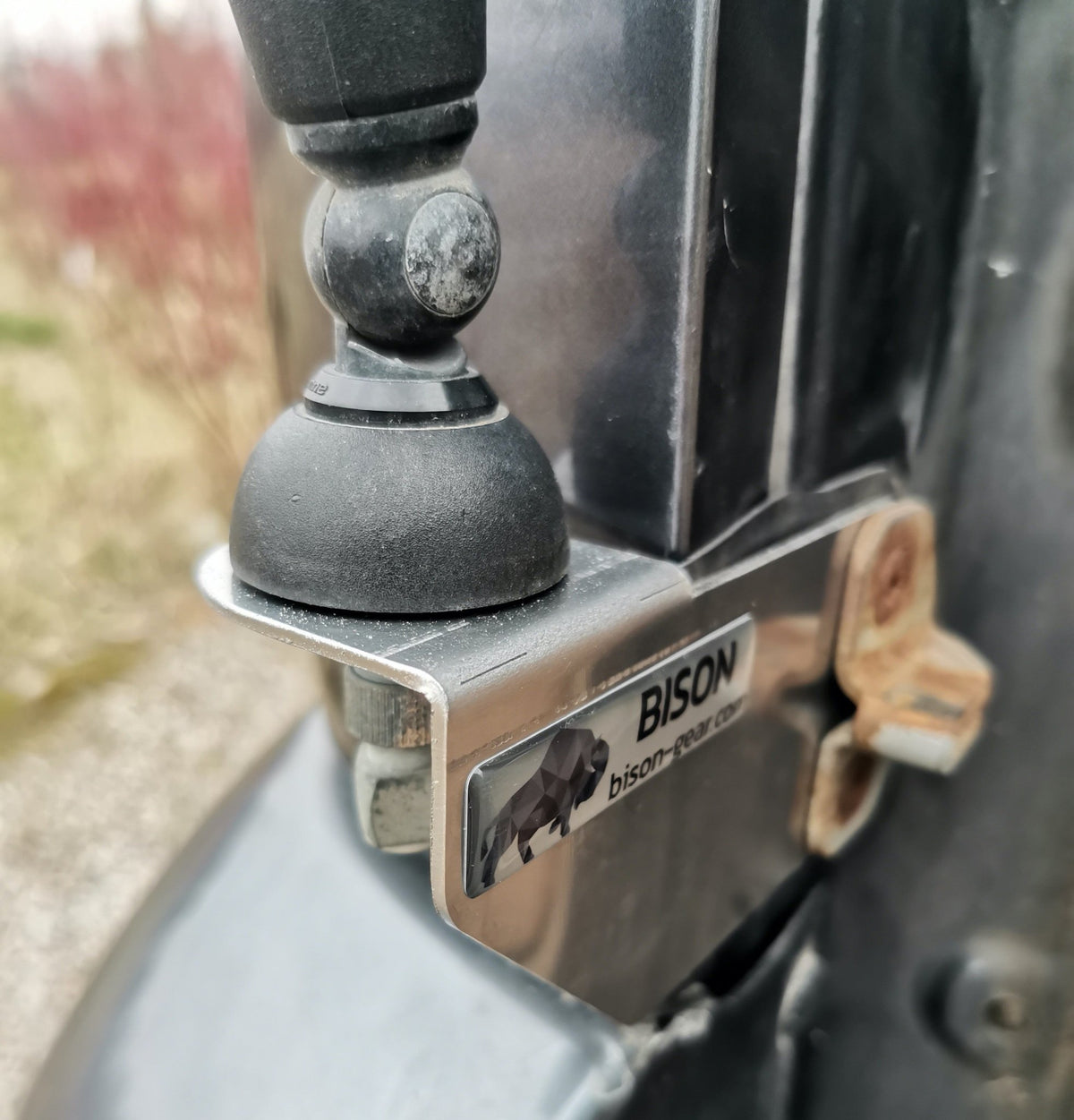Support de radio CB - LC120/GX470-5-Bison Gear