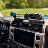 Plateforme de montage sur tableau de bord sans USB - FJ Cruiser-3-Bison Gear