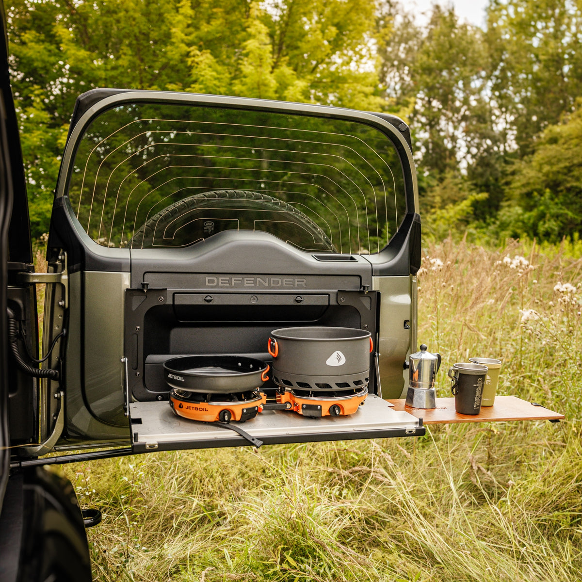 Table de porte arrière rabattable - Defender (L663)-10-Bison Gear