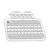 Panneau MOLLE extérieur - LC250/GX550-7-Bison Gear
