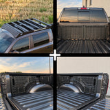 ENSEMBLE : Galerie de toit OX PRO + 4 x panneaux latéraux + 2 x panneaux avant - RAM 1500 DT (5e gén.)