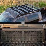 ENSEMBLE : Galerie de toit OX PRO + 2 x panneaux avant - RAM 1500 DT (5e gén.)