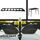 ENSEMBLE : Galerie de toit OX PRO + 2 x panneaux (profil bas) + table - 4Runner 5e gén.