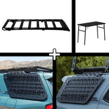 ENSEMBLE : Galerie de toit OX PRO + 2 x panneaux (gauche + droit) + table - 4Runner 6e gén.