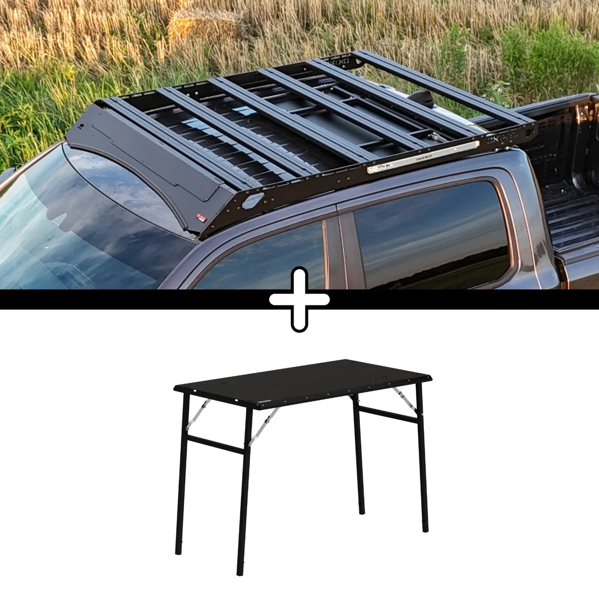 ENSEMBLE : Galerie de toit OX PRO + table - RAM 1500 DT (5e gén.)