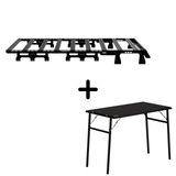 ENSEMBLE : Galerie de toit OX PRO 1/1 + table de camping - Grenadier-1-Bison Gear