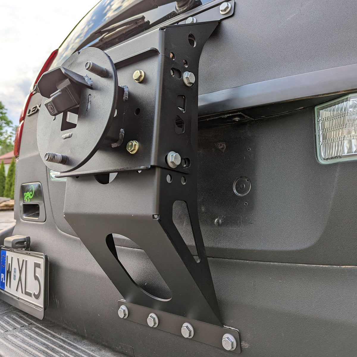 Support de roue de secours - LC120/GX470-7-Bison Gear