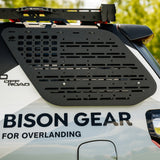 ENSEMBLE : Galerie de toit OX PRO + 2 panneaux MOLLE profil bas - 4Runner 5e gén.-3-Bison Gear