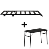 ENSEMBLE : Galerie de toit OX PRO + table de camping - Bronco 6G 4 portes-1-Bison Gear