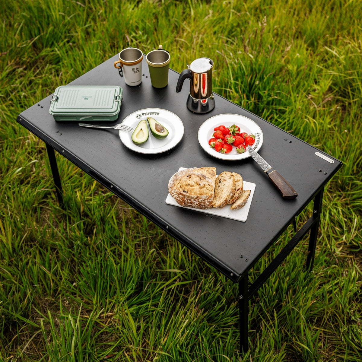 ENSEMBLE : Galerie de toit OX PRO + table de camping - LC250/GX550-26-Bison Gear