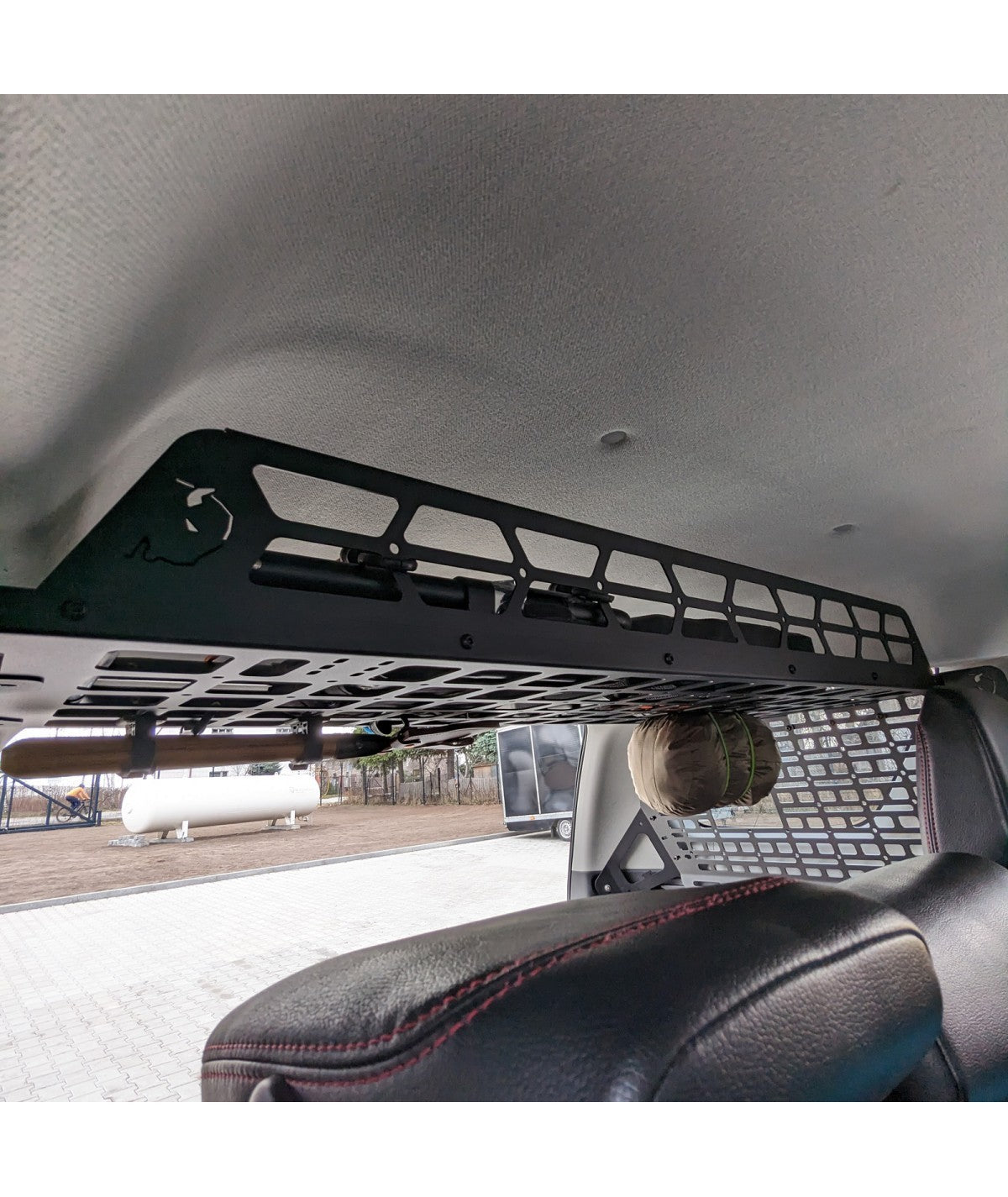 ENSEMBLE : étagère de toit intérieure + grille de séparation - 4Runner 5e gén.-5-Bison Gear