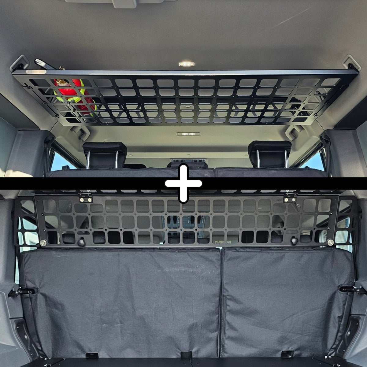 ENSEMBLE : étagère de toit intérieure + grille de séparation - Grenadier Utility-1-Bison Gear