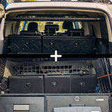 ENSEMBLE : étagère de toit intérieure + grille de séparation - Toyota FJ Cruiser-1-Bison Gear