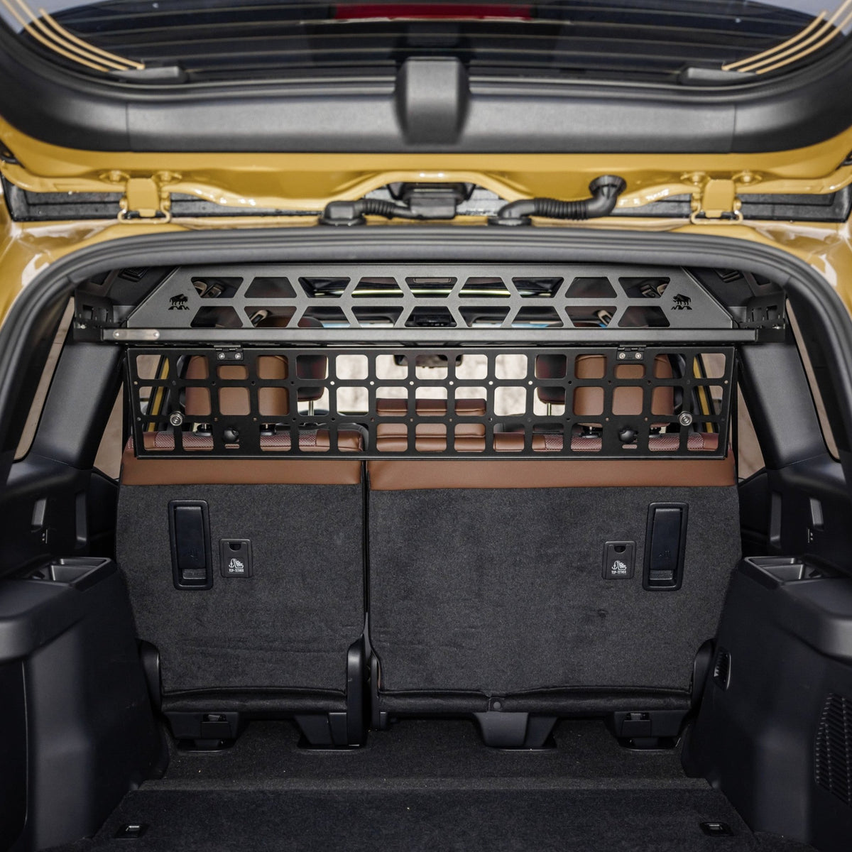 ENSEMBLE : étagère de toit intérieure + grille de séparation + compartiment sous l'étagère de toit - LC250/GX550-5-Bison Gear