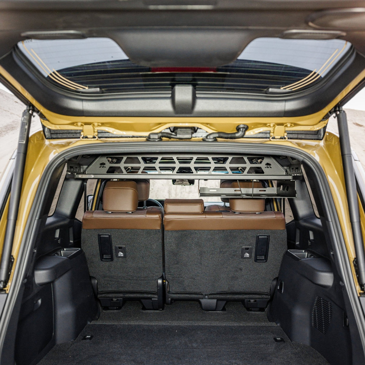ENSEMBLE : étagère de toit intérieure + grille de séparation + compartiment sous l'étagère de toit - LC250/GX550-7-Bison Gear