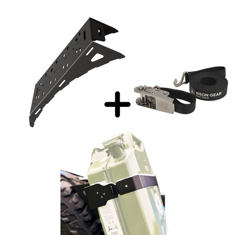 ENSEMBLE : Support de roue universel + nouvelle sangle + support de jerrycan-1-Bison Gear