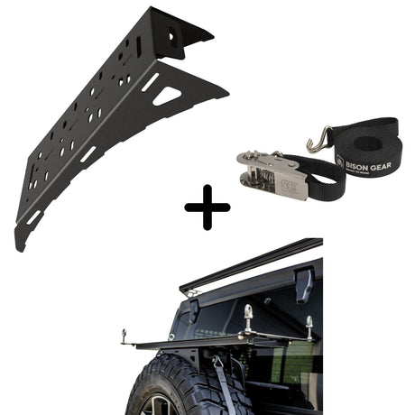 ENSEMBLE : Support de roue universel + nouvelle sangle + support pour plaques de désensablage-1-Bison Gear
