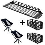 ENSEMBLE : étagère de toit intérieure + 2 x chaises YAK + 2 x rangements pour chaise YAK - 4Runner 6e gén.