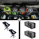ENSEMBLE : étagère de toit intérieure + 2 x chaises YAK + 2 x rangements pour chaise YAK - Wrangler JLU