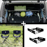 ENSEMBLE : étagère de toit intérieure + 2 chaises ELK + 2 rangements pour chaise - Bronco 6G 4 portes
