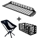ENSEMBLE : étagère de toit intérieure + chaise YAK + rangement pour chaise YAK - 4Runner 6e gén.