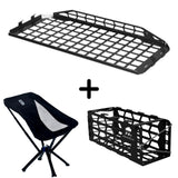 ENSEMBLE : étagère de toit intérieure + chaise YAK + rangement pour chaise YAK - LC120/GX470