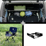 ENSEMBLE : étagère de toit intérieure + chaise ELK + rangement pour chaise - Bronco 6G 4 portes
