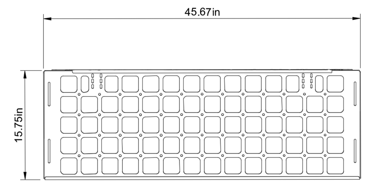 ENSEMBLE : étagère de toit intérieure + 2 panneaux (gauche + droit) - 4Runner 5e gén.-6-Bison Gear