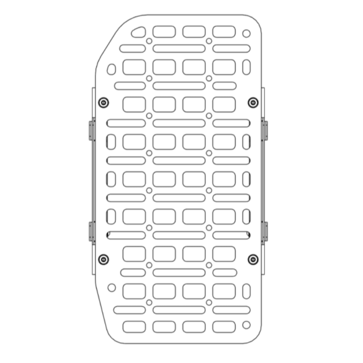 Petit panneau MOLLE de porte - Grenadier-5-Bison Gear