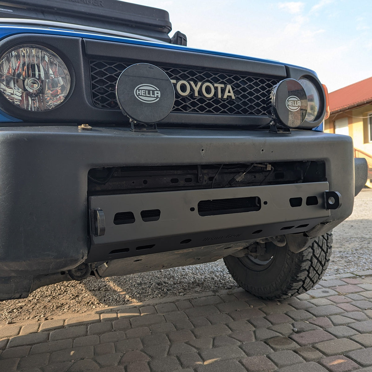 Pare-chocs avec support de treuil - FJ Cruiser-3-Bison Gear