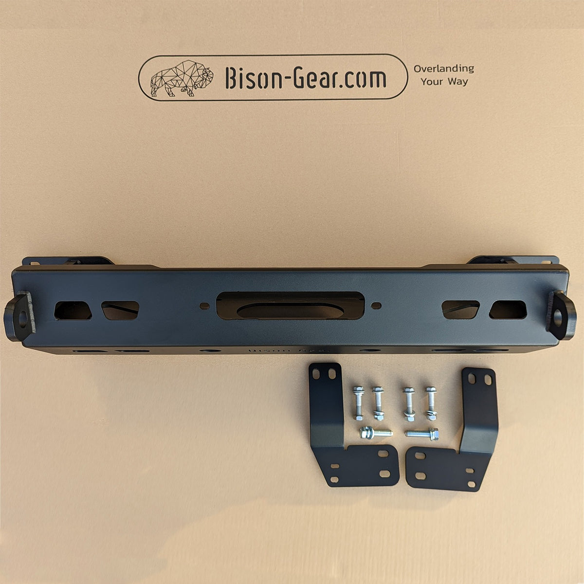 Pare-chocs avec support de treuil - FJ Cruiser-6-Bison Gear